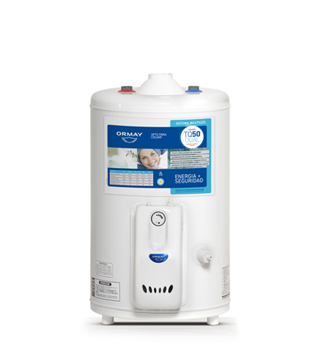 Termotanque Ormay TQ50 Dual Gas 50 L Recuperación Estándar