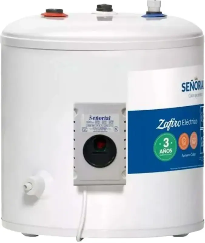 Termotanque Eléctrico Señorial Zafiro Eléctrico 30 L Carga Superior